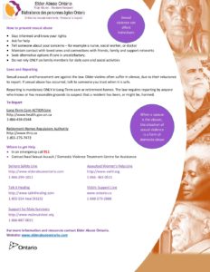 thumbnail of Sexual Abuse of Older Adults Brochure